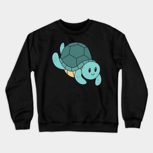 Swimming Sea Turtle Crewneck Sweatshirt